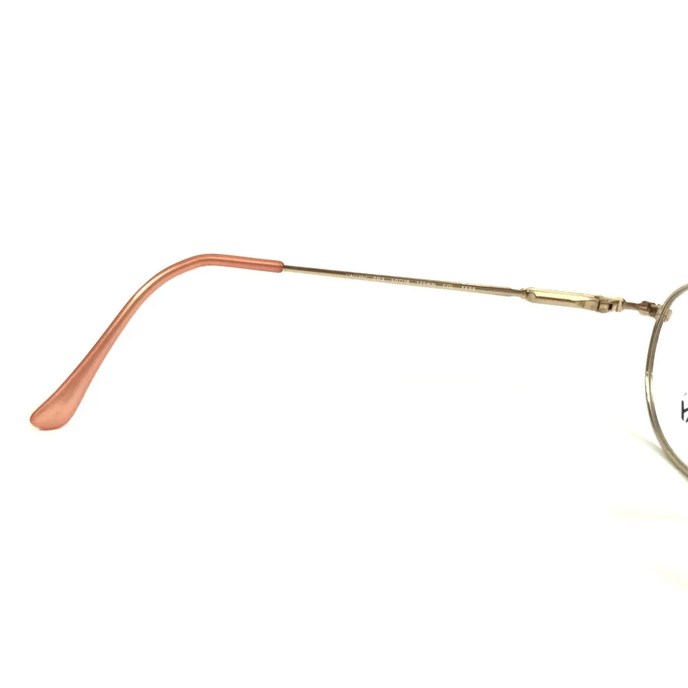 Vintage L'AMY Eyeglasses Frames L'ACCENT 203 COL X698 Gold Wire Rim 50-18-135